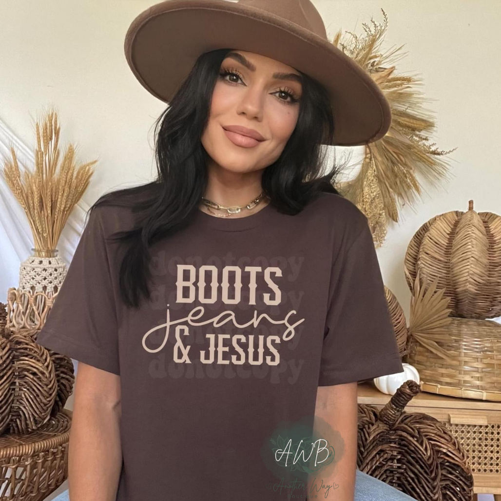Boots Jeans & Jesus - Another Way Boutique