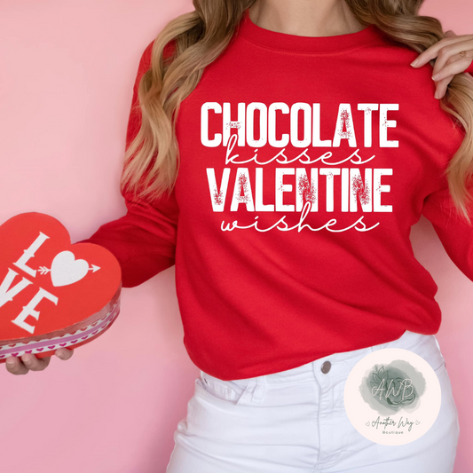 Chocolate kisses Valentines wishes 💋 - Another Way Boutique