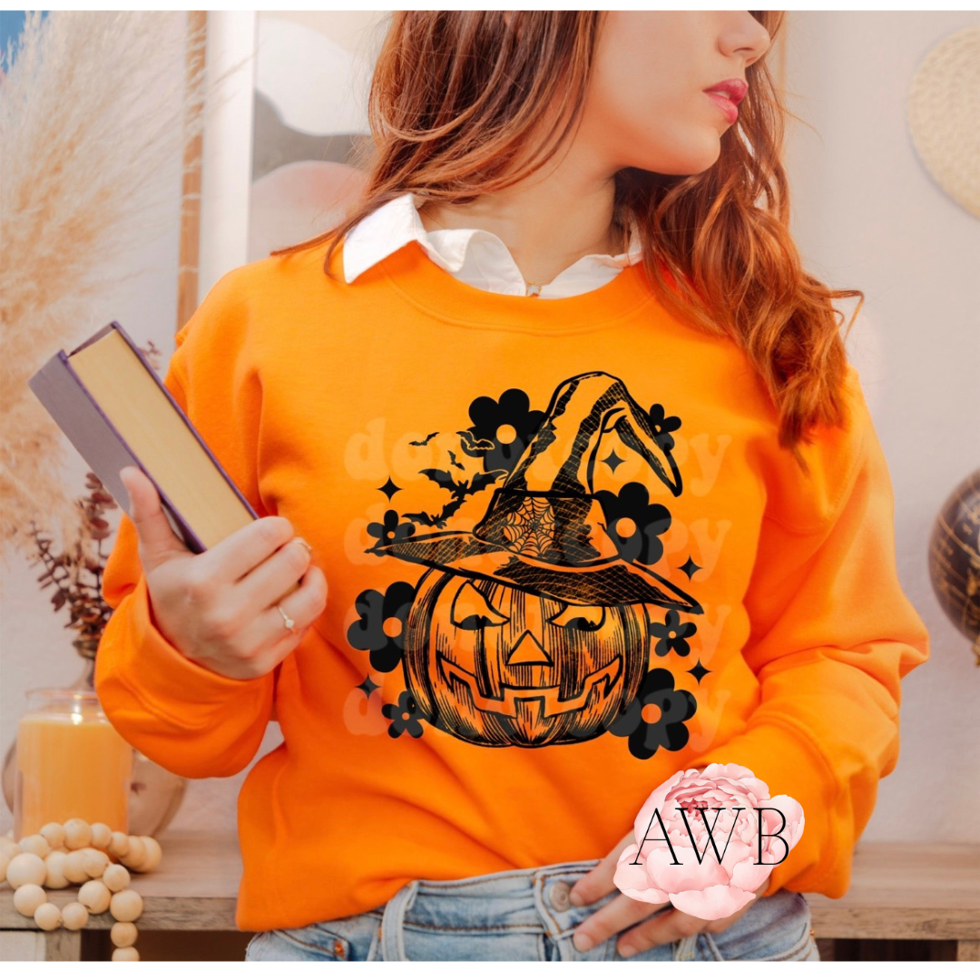 Pumpkin with a hat - Another Way Boutique
