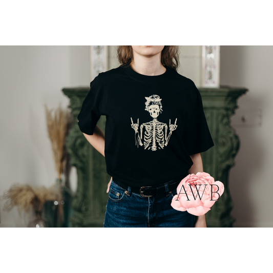 Rock' on Skeleton Mom - Another Way Boutique